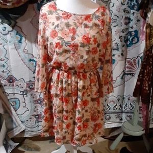 Mimi Chica floral dress NWOT